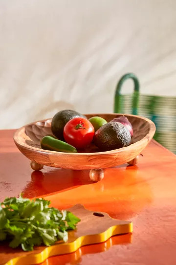 Esme Wood Serving Bowl | Urban Outfitters (US and RoW)