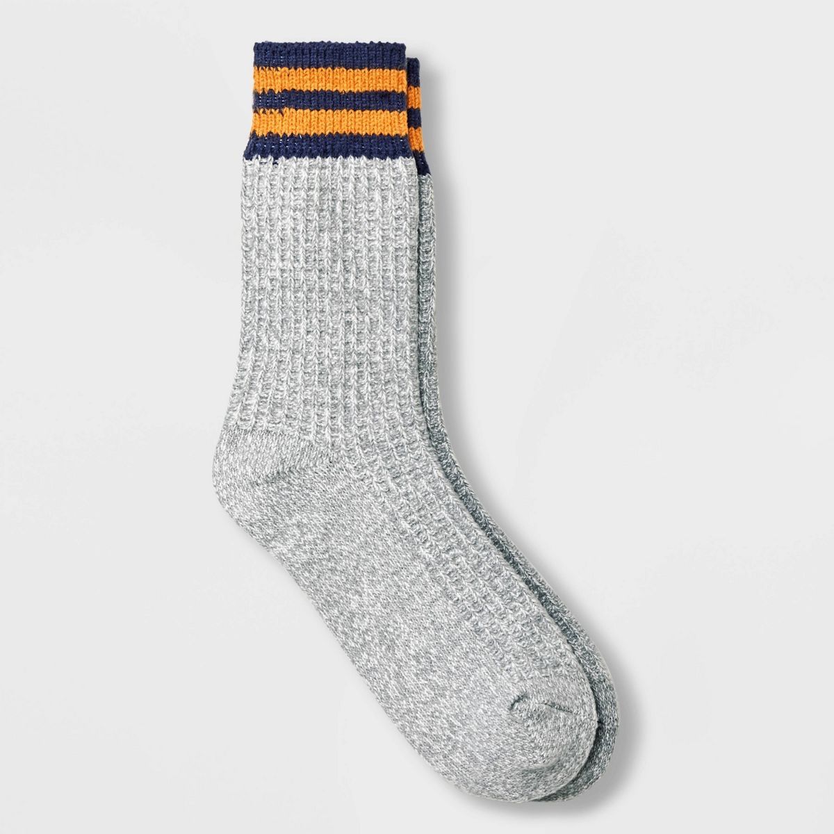 Women's Waffle Knit Varsity Striped Super Soft Crew Boot Socks - Universal Thread™ 4-10 | Target