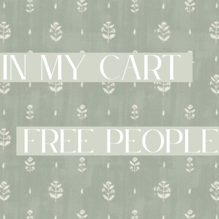 In my Free People cart — LOTS of amazing sweaters, puffers, winter / holiday outfits and gifts!!!

#LTKHoliday #LTKGiftGuide #LTKbeauty