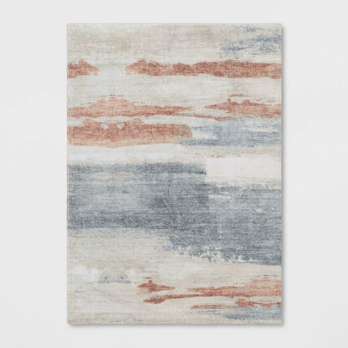 Ellyn Painted Abstract Rug Gray - Project 62™ | Target