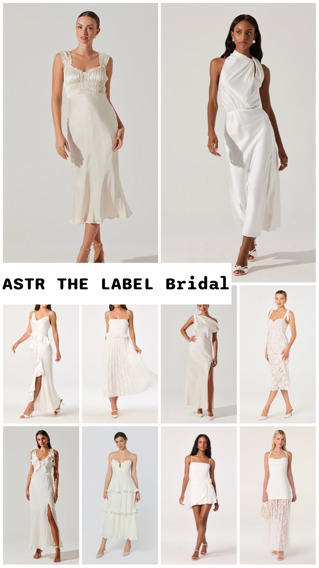 ASTR the Label white dresses for the bride to be. 

Date night outfit. White dresses. Bridal shower dresses. Summer dresses. Bachelorette dress. Summer fashion. Engagement party dresses. Rehearsal dinner dresses. Bachelorette party dresses. Reception dresses. After party dresses. Summer wedding. Vacation outfit. Early fall wedding.

#LTKWedding #LTKSeasonal