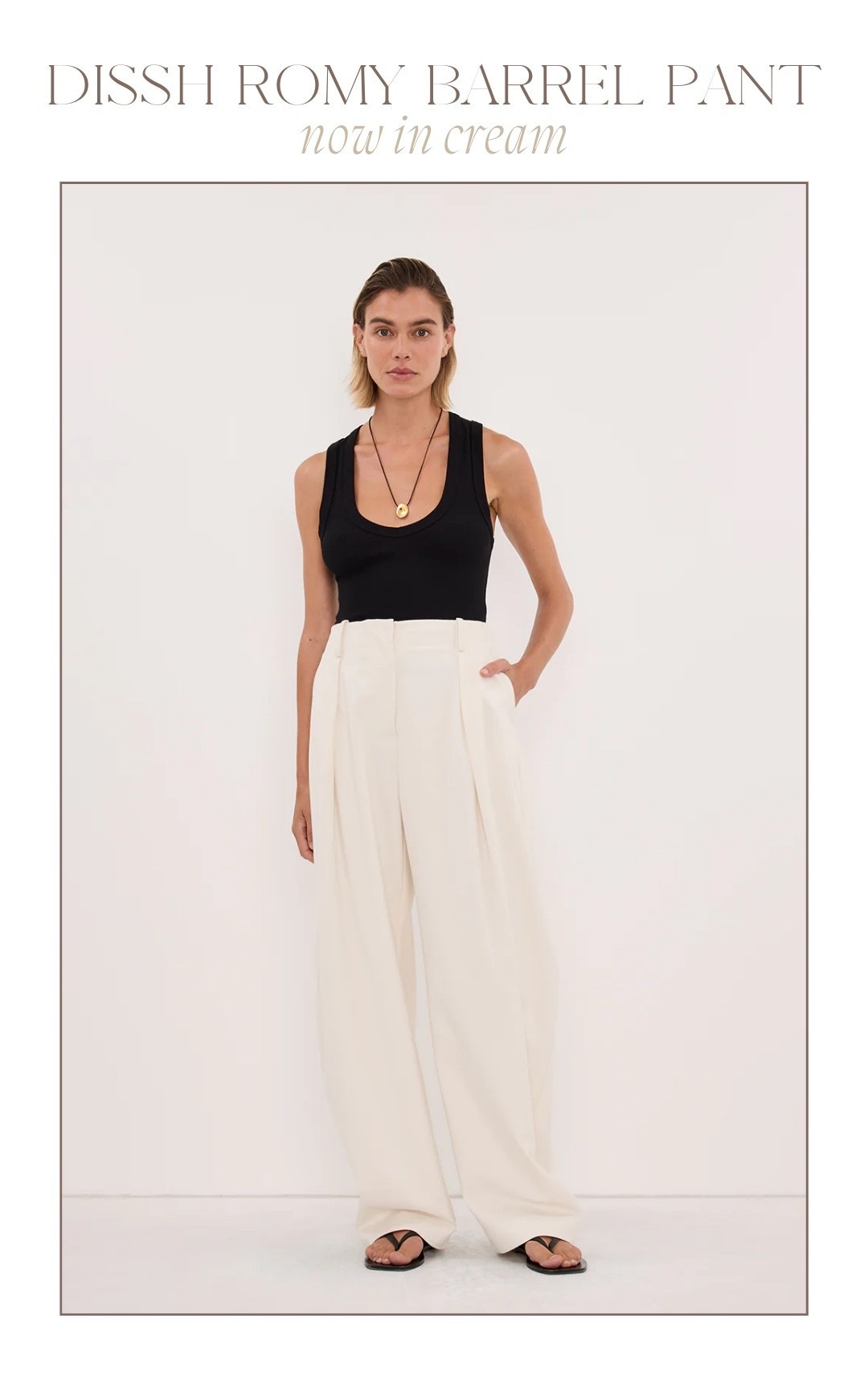 Most loved barrel pants from Dissh are now available in a cream version!

#LTKootd #LTKU #LTKWorkwear