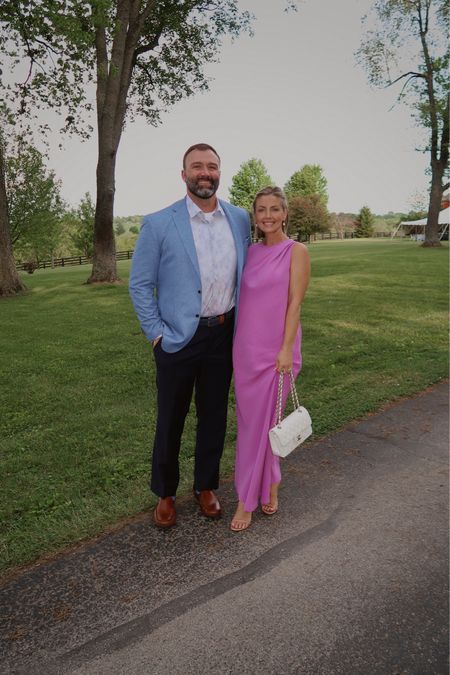Wedding guest dress 🤍
I have the XS (probably could have done the Petite but didn’t have time to order) / Andy’s outfit is all from Ticknors

#LTKMens #LTKParties #LTKSeasonal