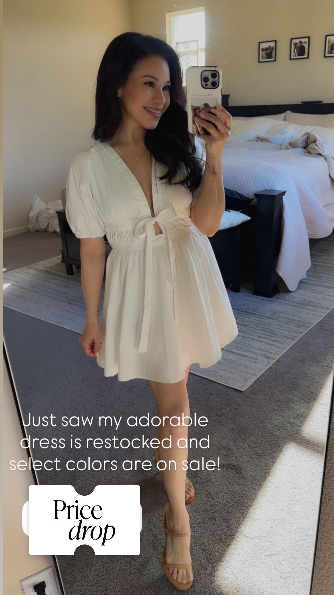 We live a good versatile white dress and this one is perfect and on sale right now! I’m in an XS 

#LTKFindsUnder100 #LTKPetite #LTKSaleAlert