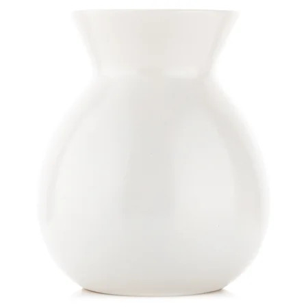 Pinnacle 8" White Ceramic Vase | Walmart (US)