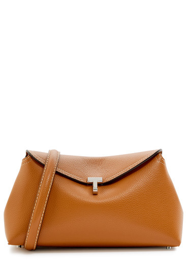 T-lock grained leather clutch | Harvey Nichols