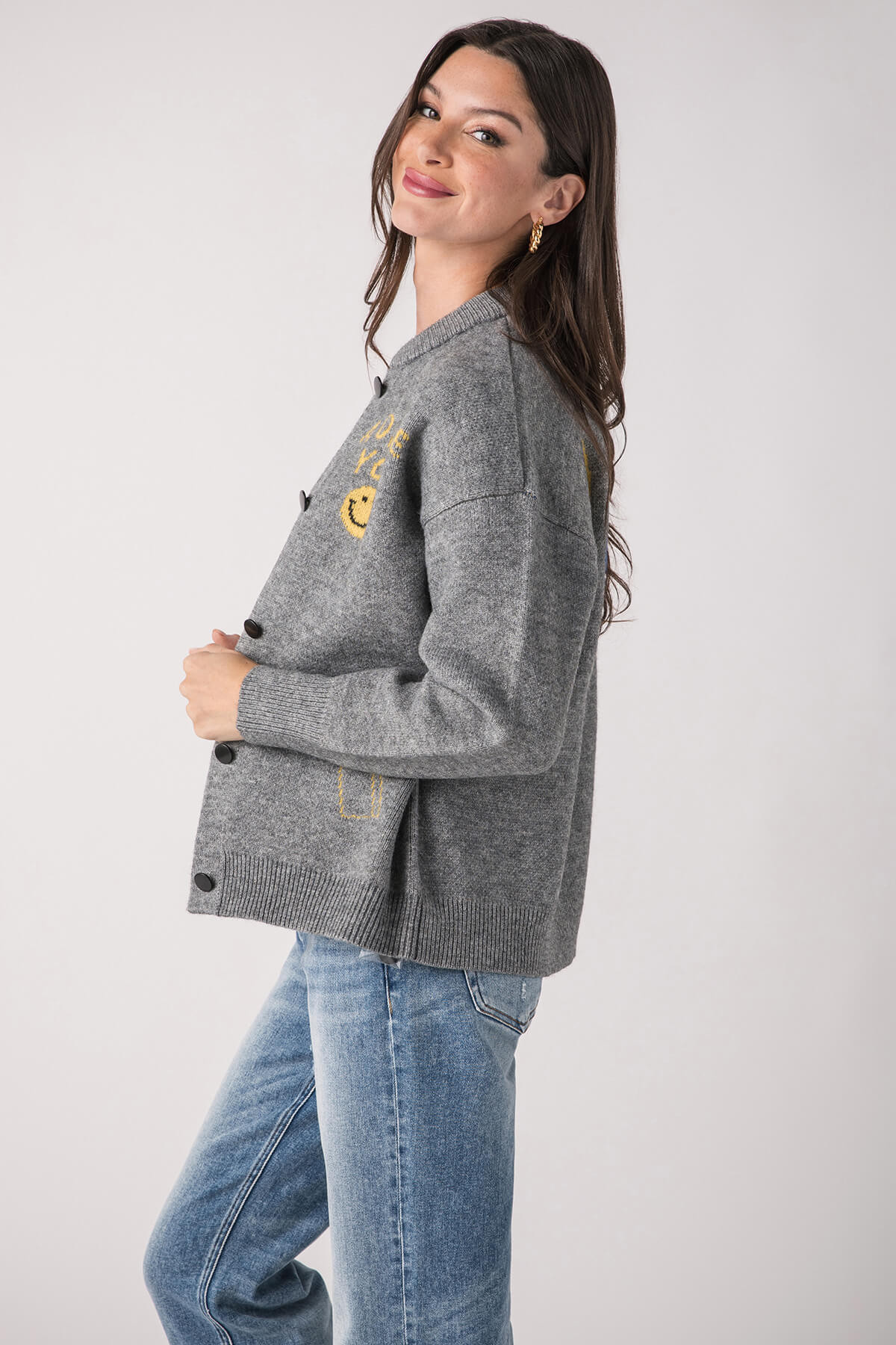 RD Style Jorgina Long Sleeve Baseball Jacket | Social Threads