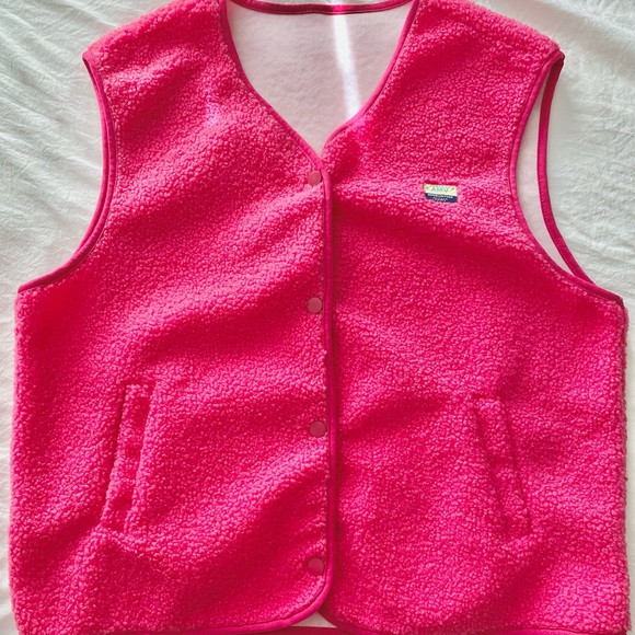 Boxy NO BRAND Rosy Hot Pink Sherpa Vest | Poshmark