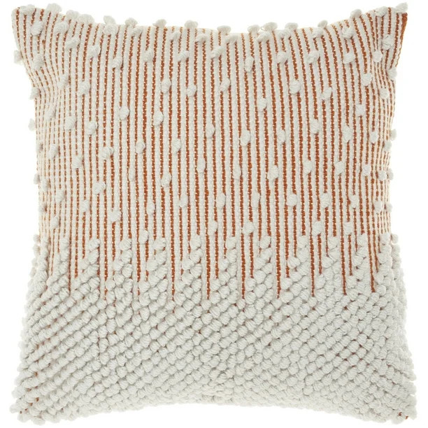 Nourison Outdoor Pillows Gradual Dots Orange 18" x 18" Throw Pillow | Walmart (US)