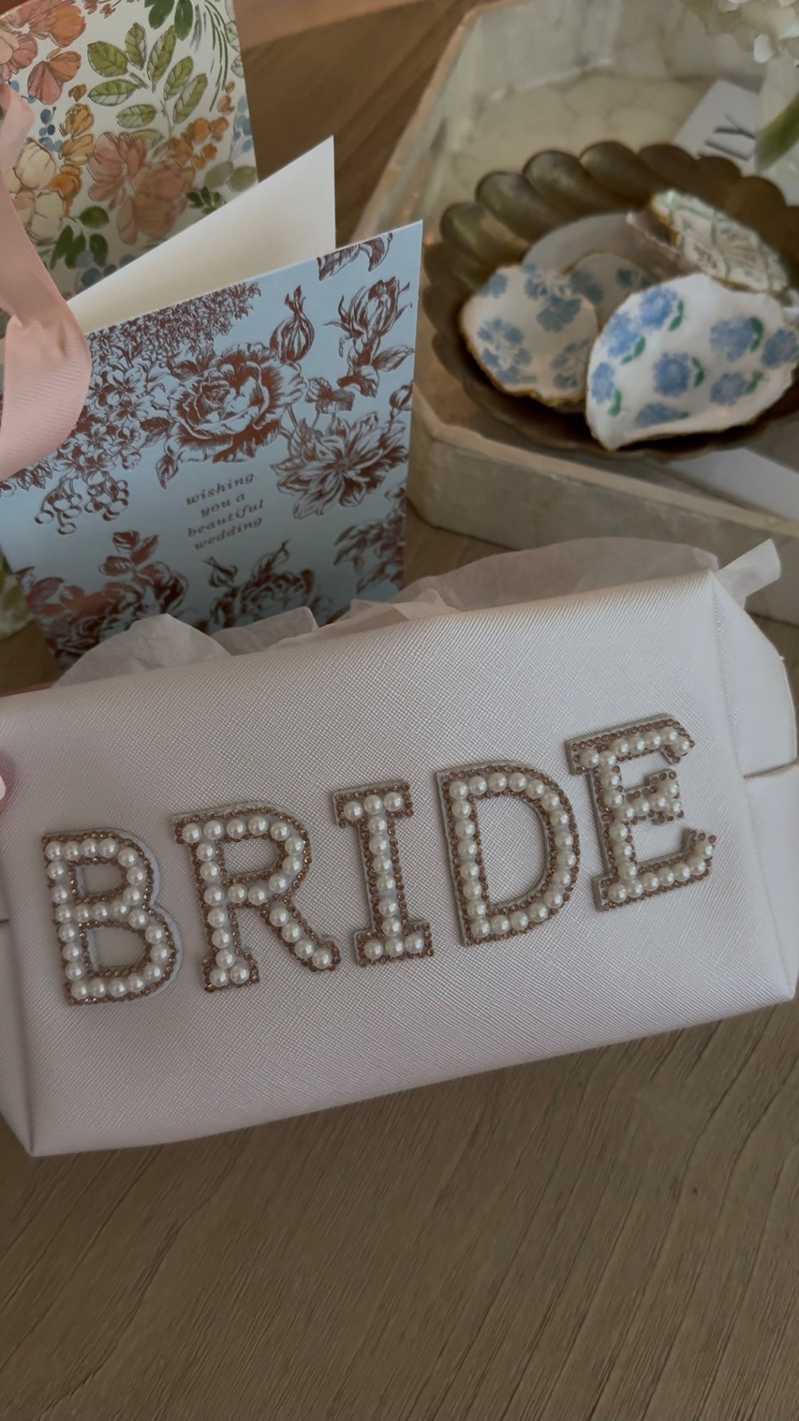 Cute bag gift idea for a bride!
