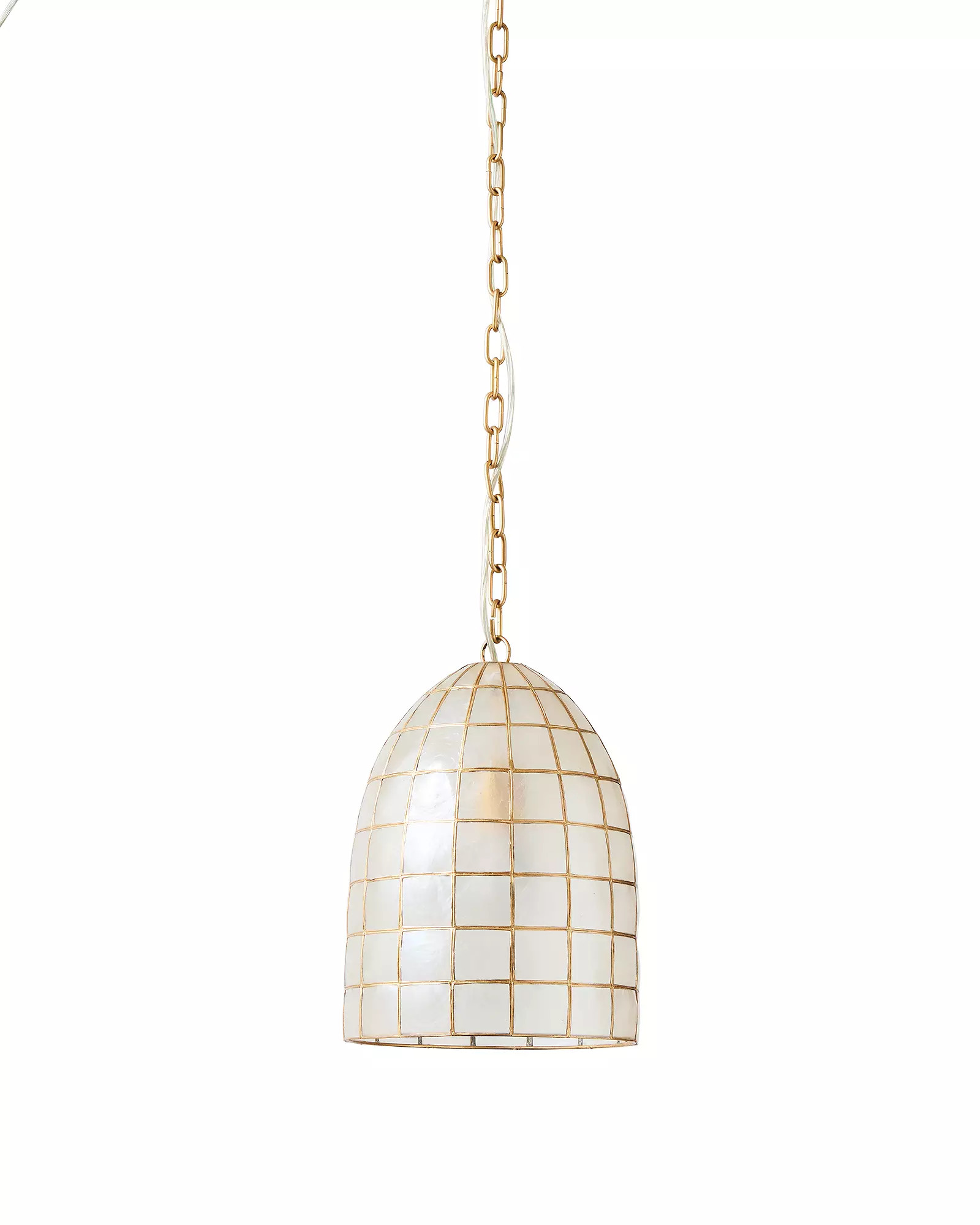Capiz Tiled Pendant | Serena and Lily
