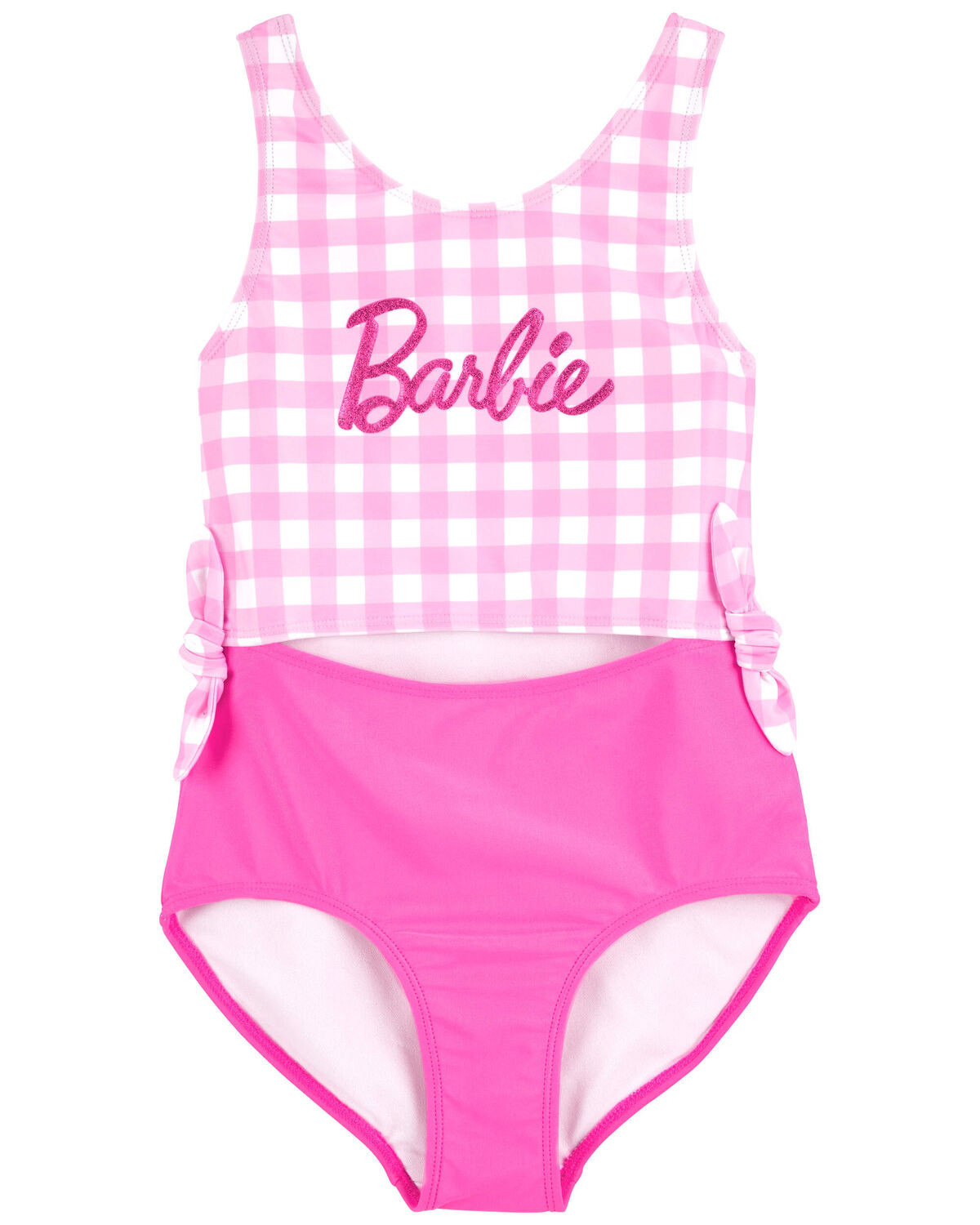 Pink/White Kid Barbie 1-Piece Swimsuit | carters.com | Carter's