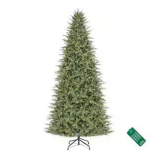 12 ft. Pre-Lit LED Grand Duchess Twinkling Balsam Fir Artificial Christmas Tree | The Home Depot