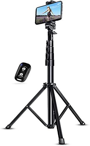 UBeesize 51" Extendable Tripod Stand with Bluetooth Remote for iPhone Android Phone, Heavy Duty A... | Amazon (US)