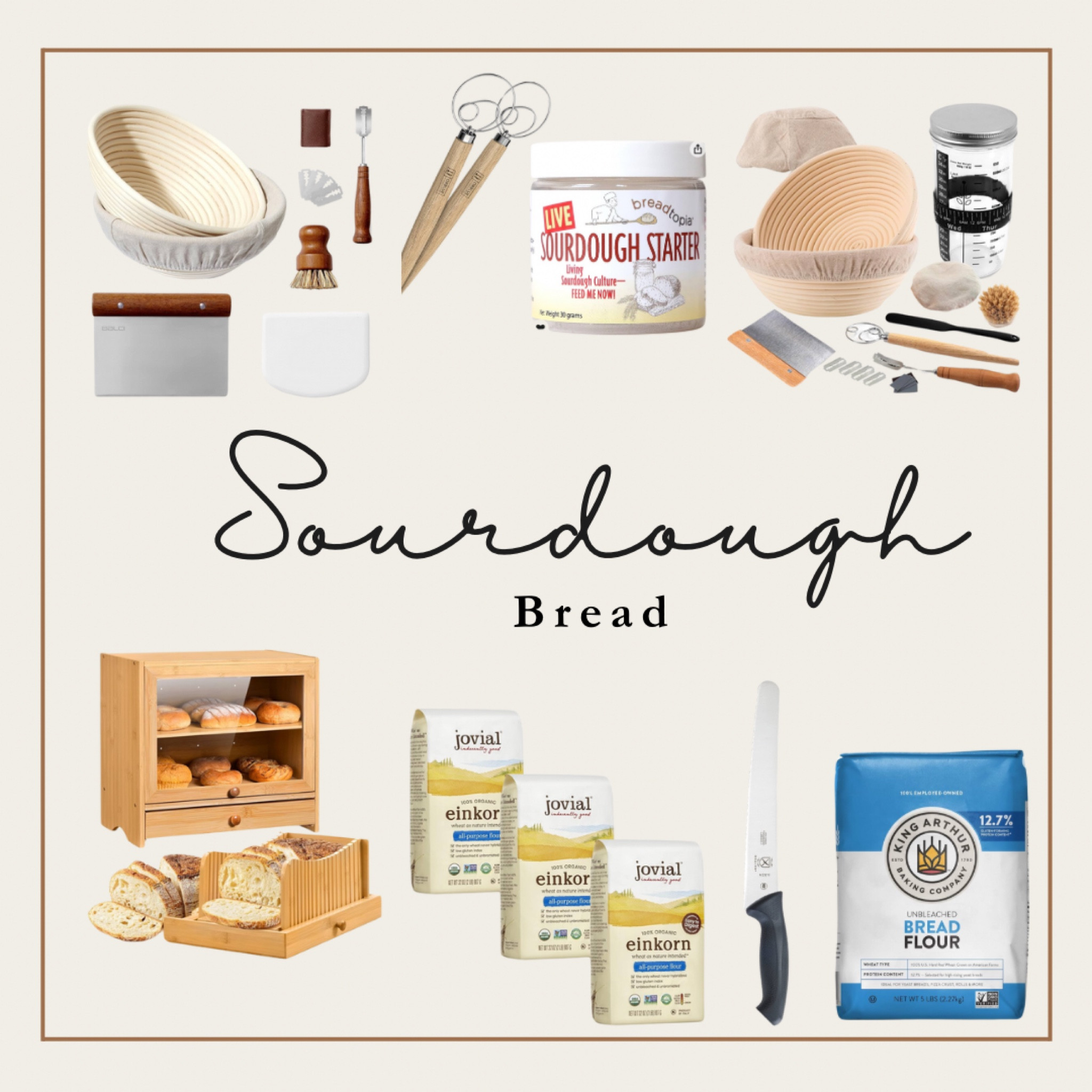 Bread is so much healthier homemade. Sourdough is great for gut health! I thought it was hard and/or time consuming but it’s really not! Leave your starter out on the counter to feed it for when you’re ready to make a loaf. After store in the fridge until you’re ready to use again. All you have to do is let it get to room temp then it’s ready to use. Recipe video coming soon!  Check out my Instagram.
@shandalconklin 

#LTKFamily #LTKHome #LTKMostLoved