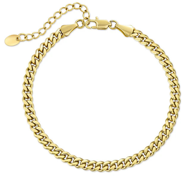 Lux Cuban Anklet | Garnished in Gold