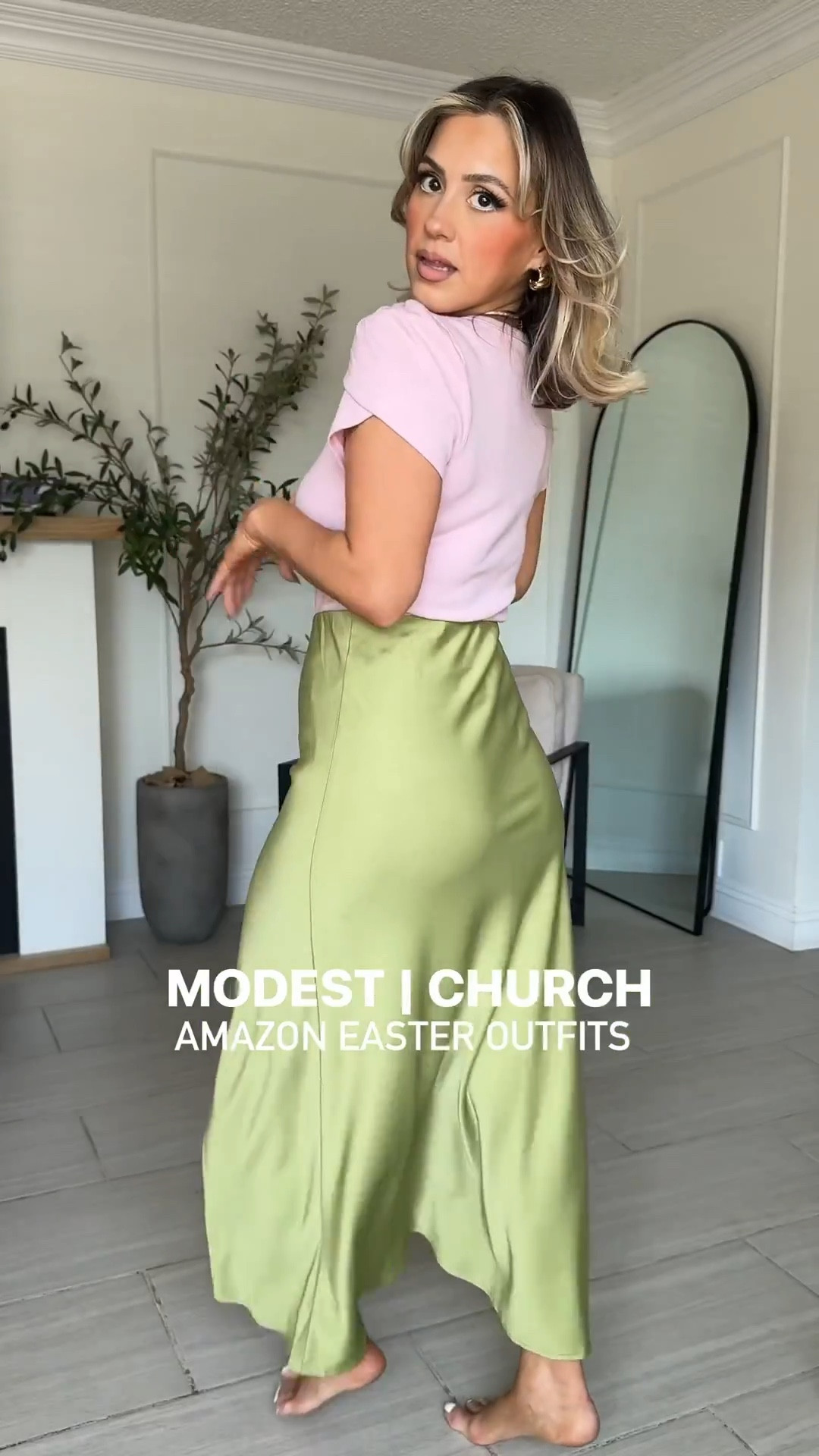 Modest Church Easter Looks from @amazon 

My loves, i'm wearing a small and everything!!!! 

The trousers are in the size small long thin (I'm wearing 3" heels and I'm 5'2) in the color BEIGE

Size 4 in jeans

#LTKootd #LTKU #LTKgrwm