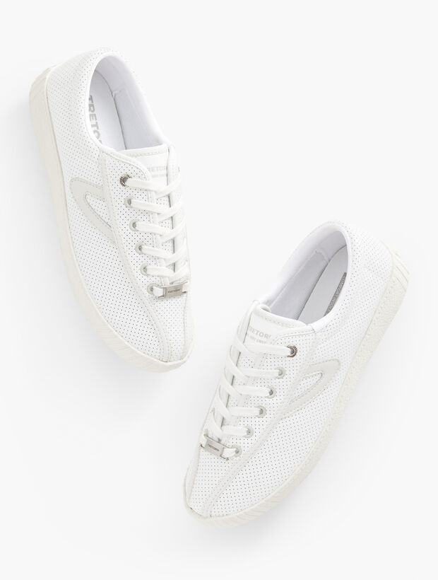 Tretorn® Nylite Plus Elite Leather Sneakers | Talbots