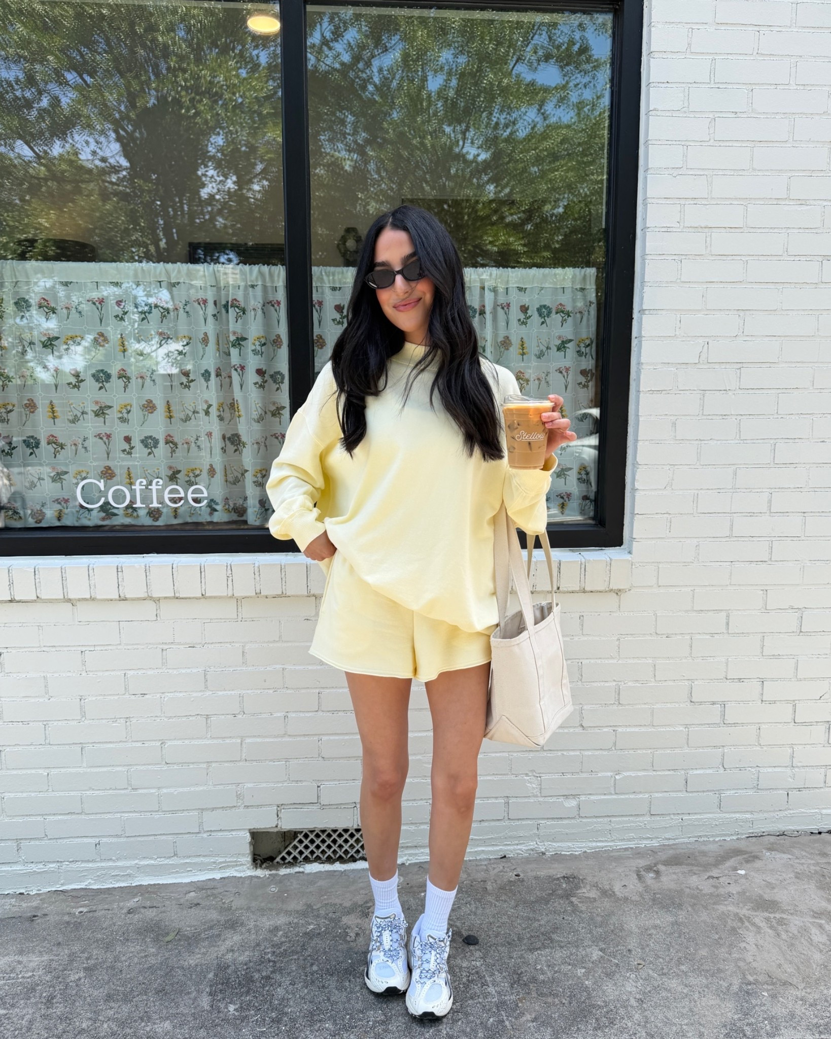 casual coffee run outfit 🍋

#LTKgrwm #LTKootd #LTKvlog
