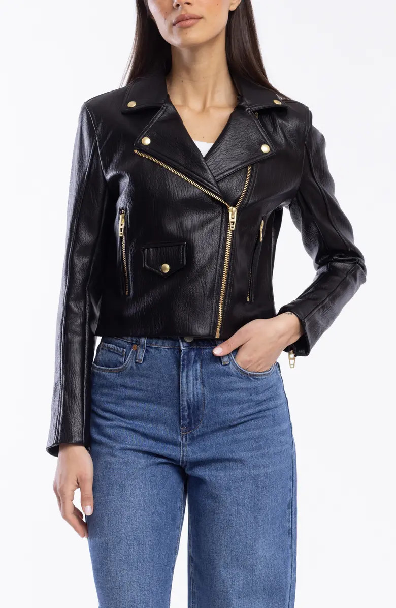 Faux Leather Moto Jacket | Nordstrom
