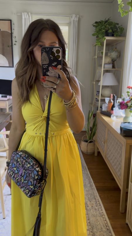 Perfect summer dress. Collab from rent the runway. Dress tts  

Handbag is sold out however if you check out Vivrelle & use code BrandiWright you can rent designer handbags starting at $45 a month. This bag is there 

#LTKVideo #LTKStyleTip #LTKSeasonal