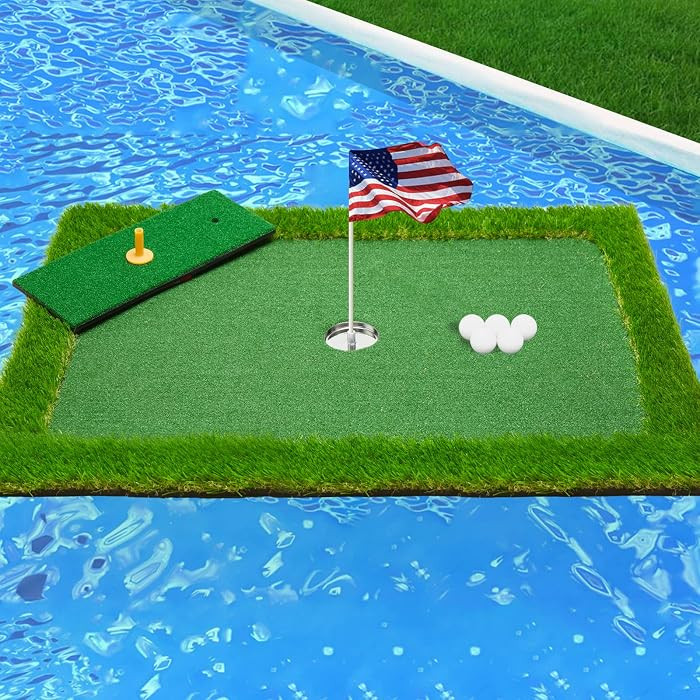 Floating Golf Green for Pool, Various Sizes (35"x24"/47"x35"/63"x47") to Suit Your Needs, Floatin... | Amazon (US)