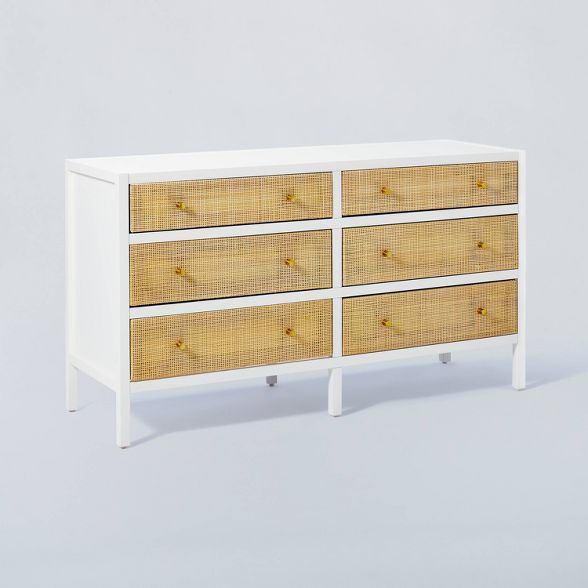 Springville 6 Drawer Dresser White (Box 1) - Threshold&#8482; designed with Studio McGee | Target