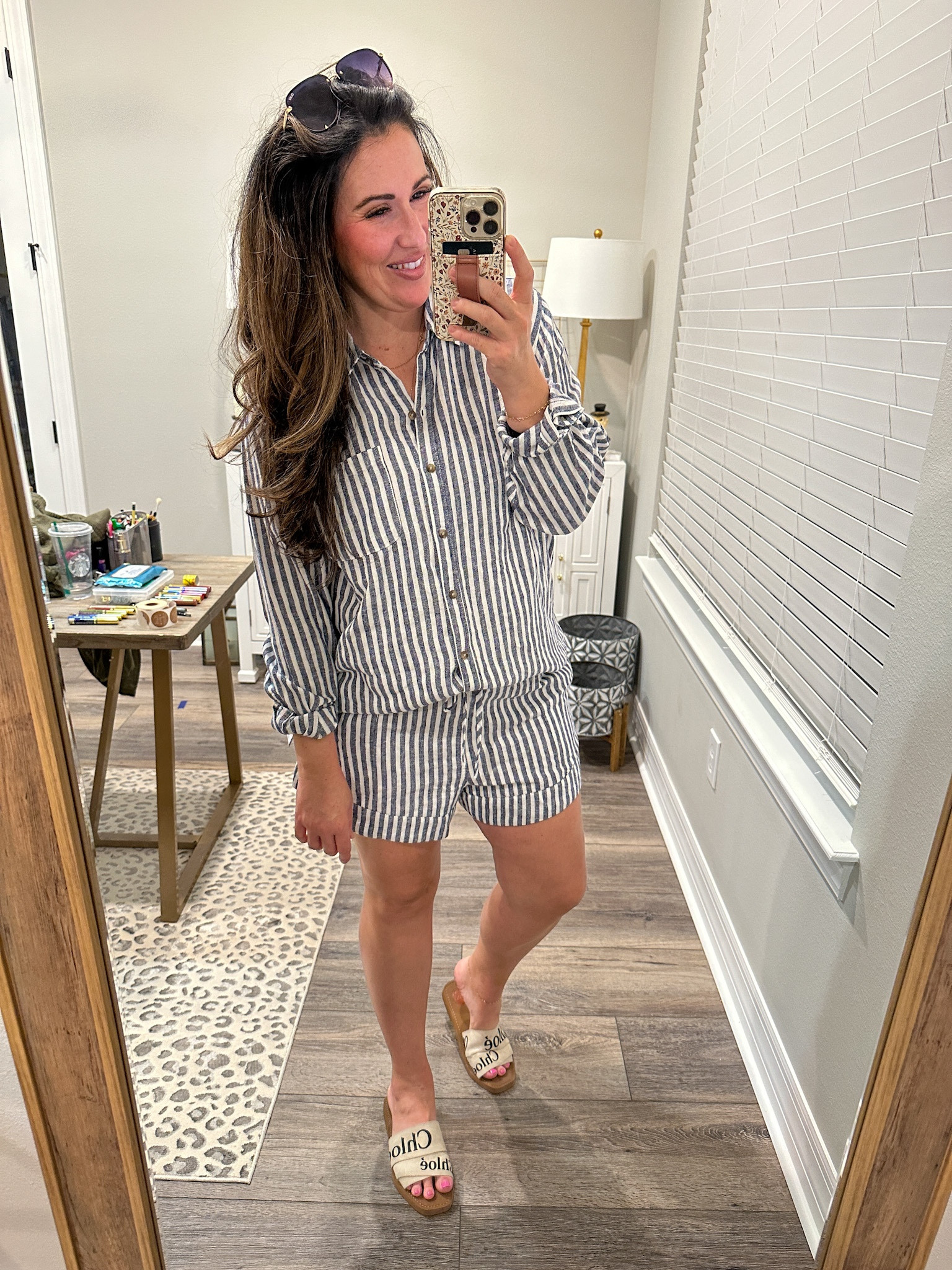 Shirt- Large, shorts-Medium, shoes- run narrow and small, size up! 

#LTKSeasonal #LTKshoecrush #LTKcurves