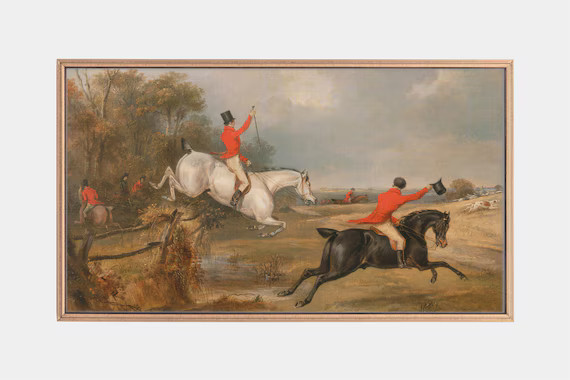 Samsung Frame Tv Art 19th-century Paintings of Hunting Horse | Etsy | Etsy (US)