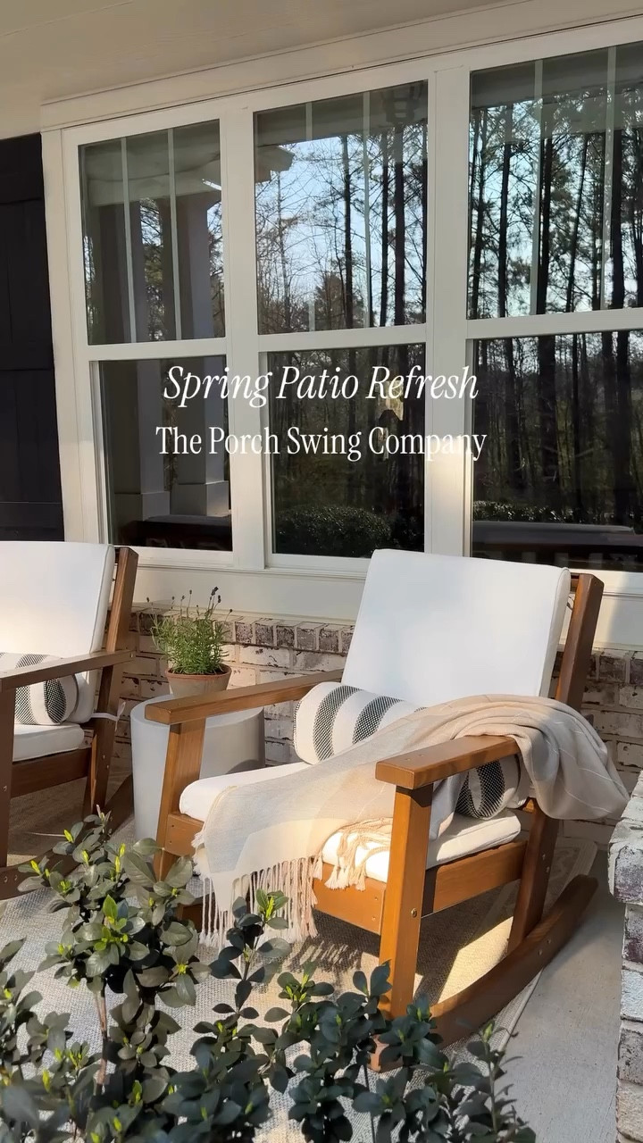 If your front porch feels unfinished, this is what will instantly fix it. #ad #porchswingcopartner

I added these Amish Casual Deep Seated Outdoor Rocking Chairs with Cushions from @porchswingcompany, and it completely transformed my front patio into a space I actually want to sit and enjoy this spring and summer.

All of their pieces are perfect for patios, porches, and small outdoor spaces.💕 



#springrefresh #patioideas