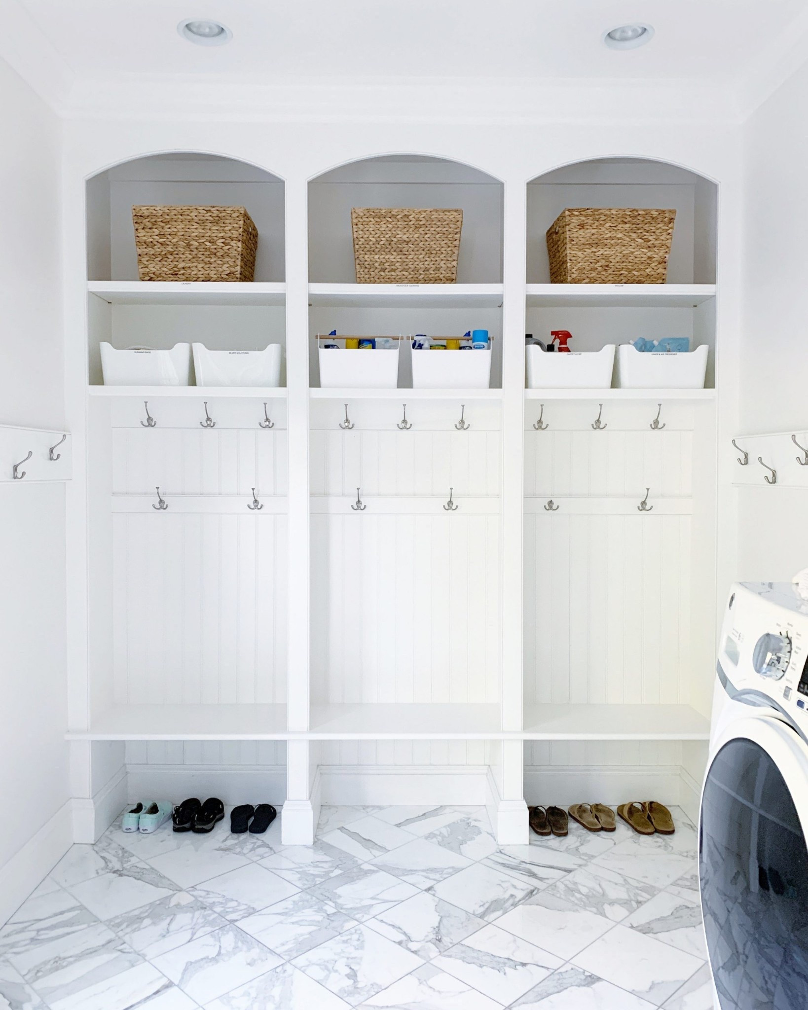 This week I’m refreshing this laundry room I organized a few years ago…these white bins are perfect for overflow cleaning and laundry supplies...

#LTKSeasonal #LTKSpringSale #LTKHome
