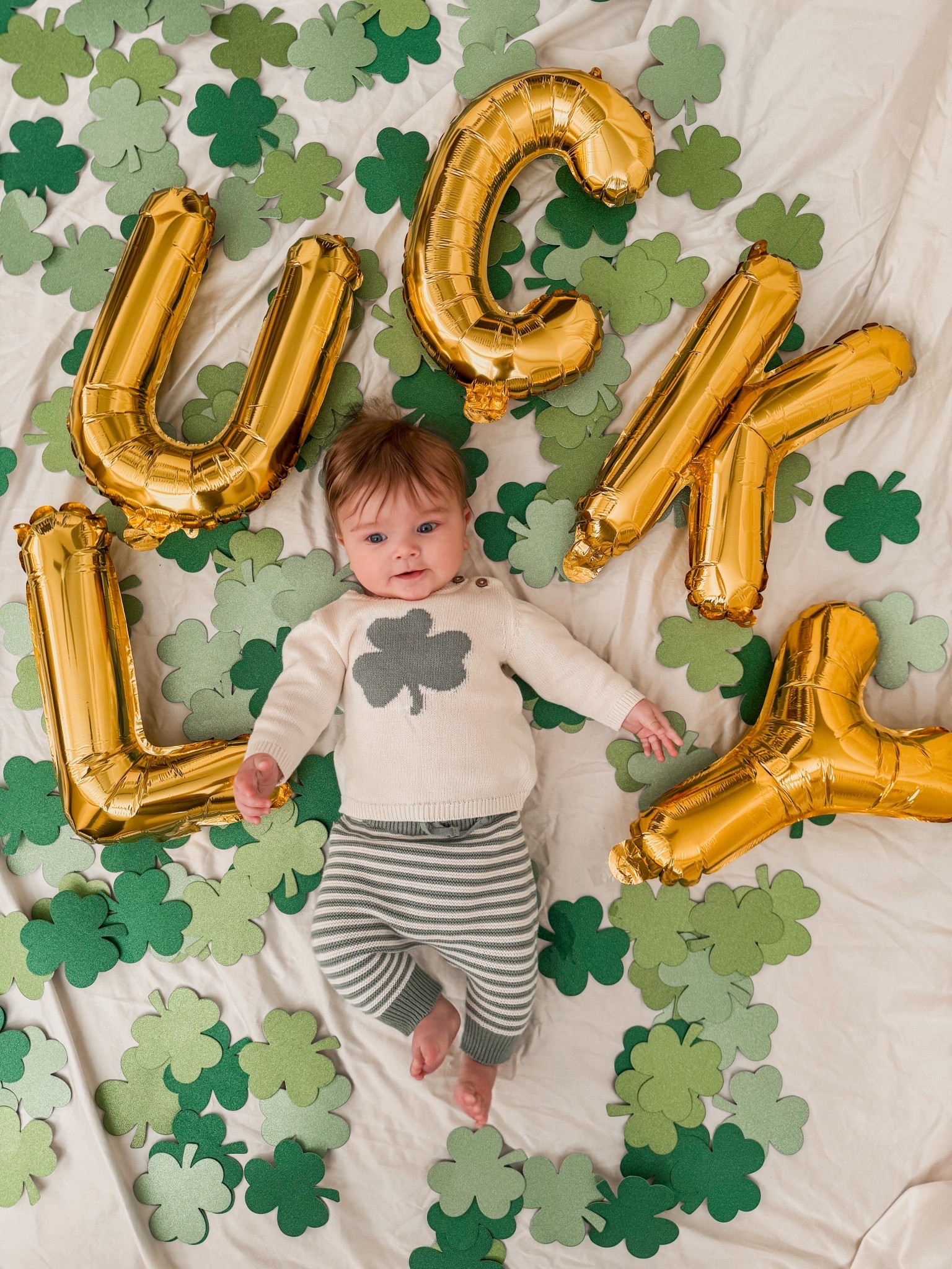 lucky 🍀 

#LTKSeasonal #LTKKids #LTKBaby