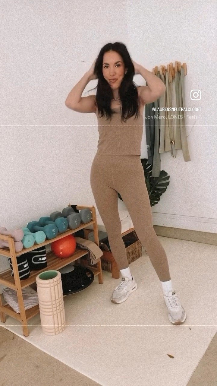 LULU DUPE!! 👏🏼👏🏼👏🏼 Literally the closest feel to lulu and half the price! Y’all know I love my neutrals but they also have other colors! I mean… how fab is this set?!?
•
•
Click the link in my bio and choose the “Errand running outfits” tab to snag this look! 
•
•
#neutrals #neutralstyle #neutralactivewear #neutraloutfit #fashion #style #outfitoftheday #ootd #luludupes #activewearfashion #workoutclothes #errandrunningoutfit 

#LTKfindsunder100 #LTKstyletip