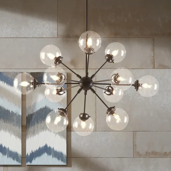 Carson Carrington Tova 12-light Sputnik Chandelier - Bronze | Bed Bath & Beyond