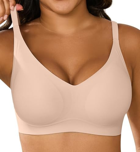 Xcutting Women's Supportive Wireless Jelly Bras for Women Seamless Comfort, Full Coverage, No Und... | Amazon (US)
