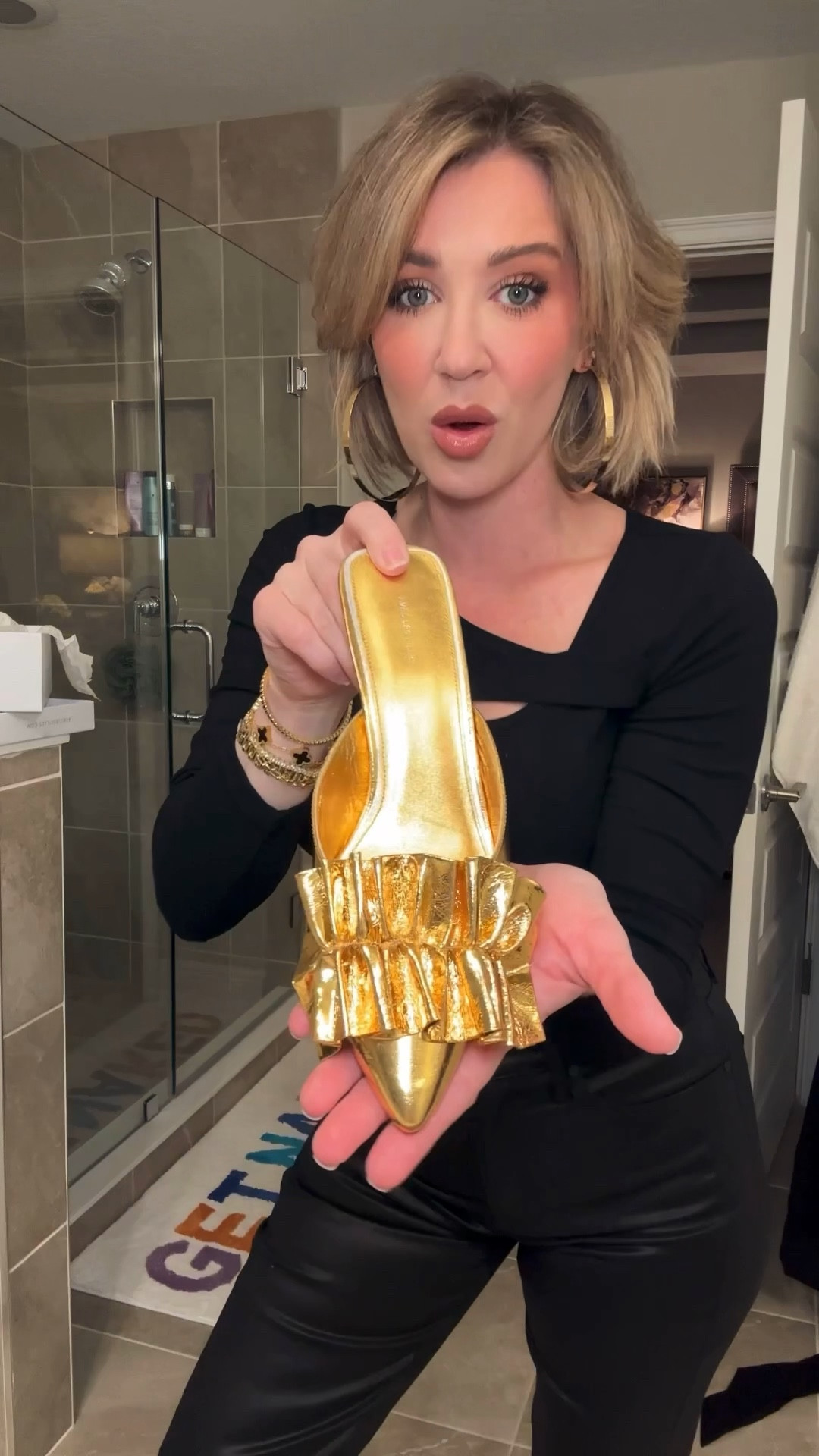 The perfect holiday shoe! She is gorgeous, she is comfortable, she is perfect!

#LTKStyleTip #LTKWatchNow