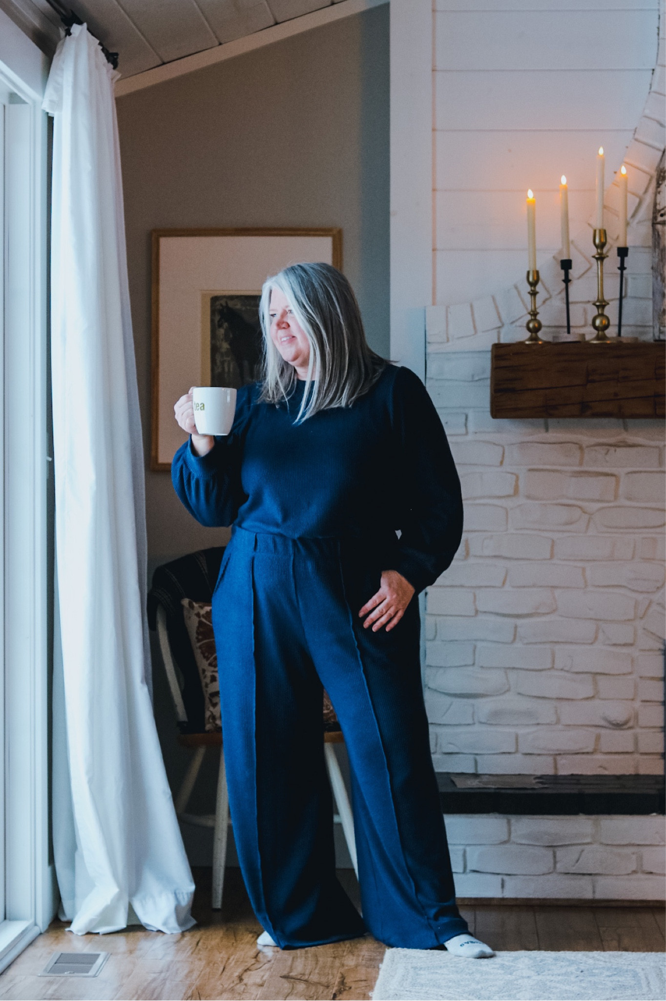 Feels like pajamas. Looks polished. Plus Sized loungewear from @Kohls. 

#midsize #midsizestyle #plussize #plussizestyle

#LTKfindsunder50 #LTKplussize #LTKSeasonal