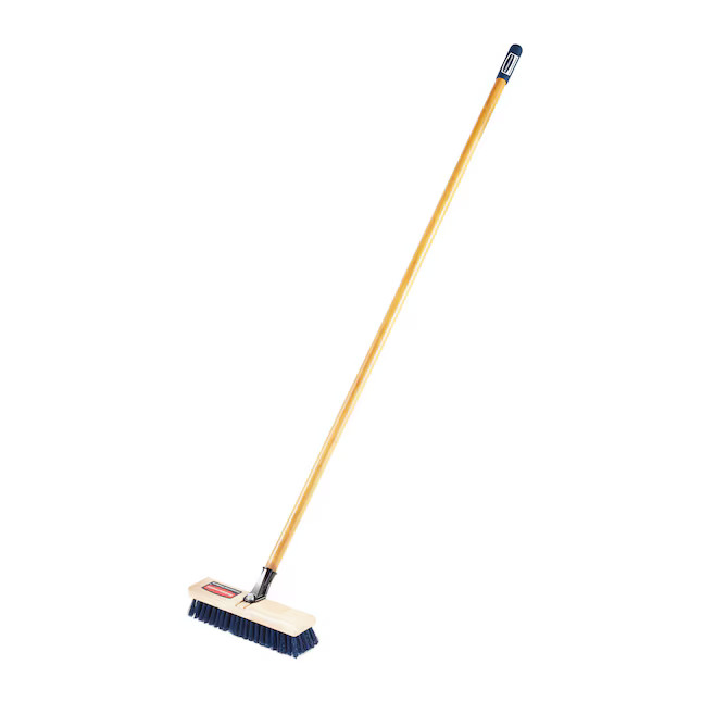 Rubbermaid Commercial Products 12-in Poly fiber Stiff Deck Brush Lowes.com | Lowe's