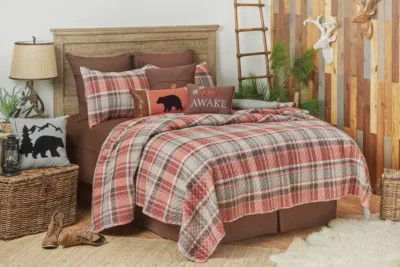 C&F Home Saffron Plaid Twin 2 Piece Quilt Set | Belk