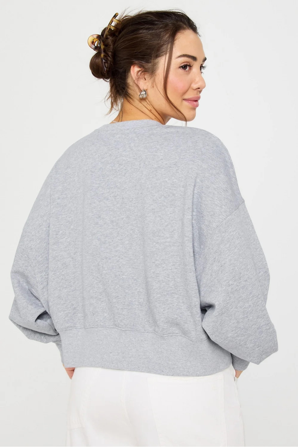 Year Round Terry Crew Neck Sweatshirt | Fabletics