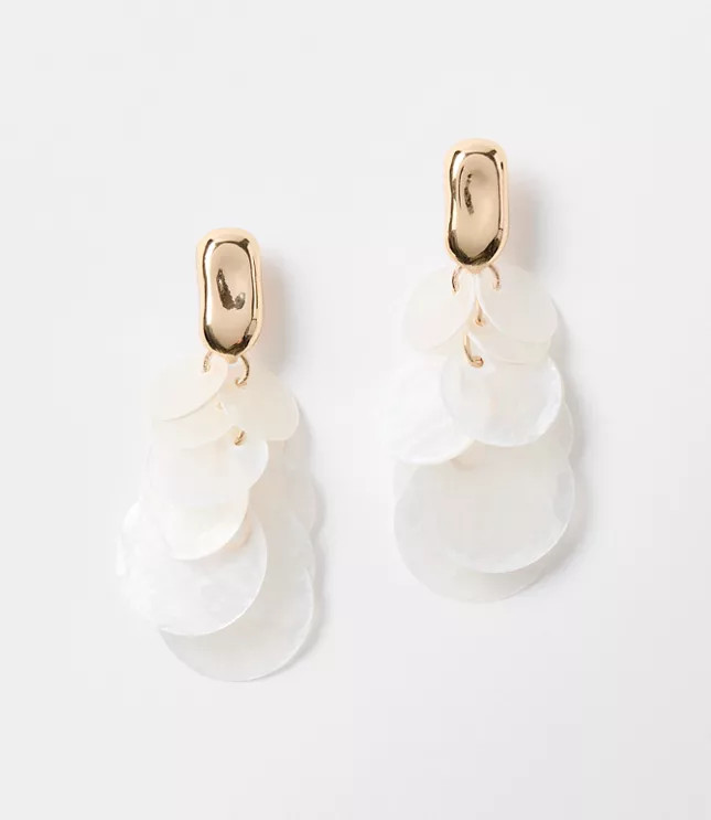Shell Chandelier Earrings | LOFT