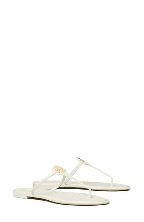 Tory Burch Mini Miller Jelly Thong Sandal in Ivory /Gold at Nordstrom, Size 9 | Nordstrom