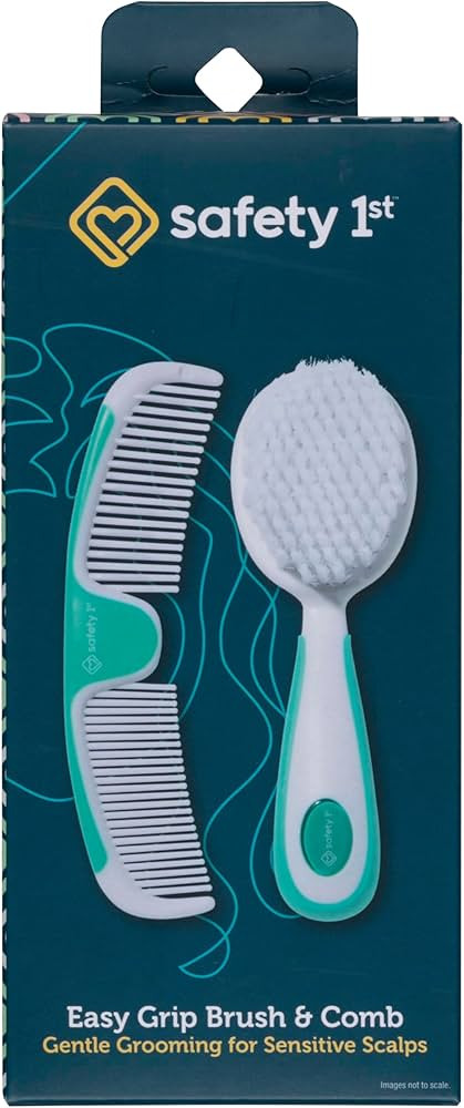 Safety 1st Easy Grip Brush and Comb, Colors May Vary | Amazon (US)