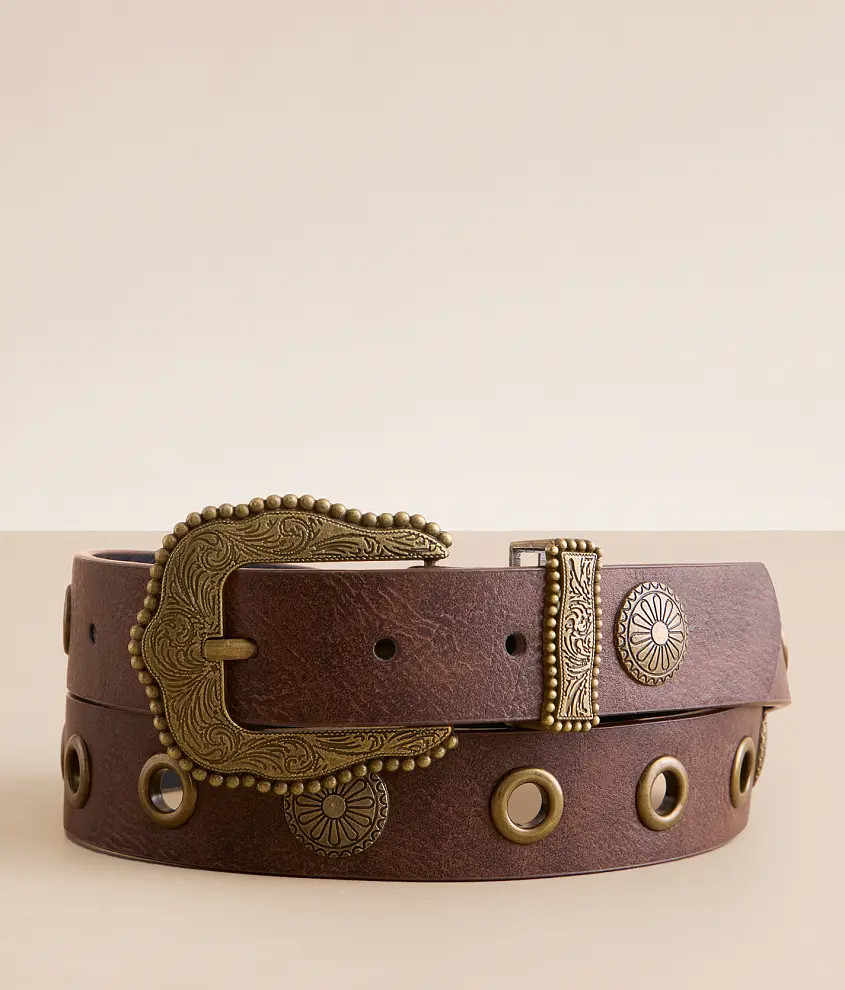 Western Grommet Belt | Buckle