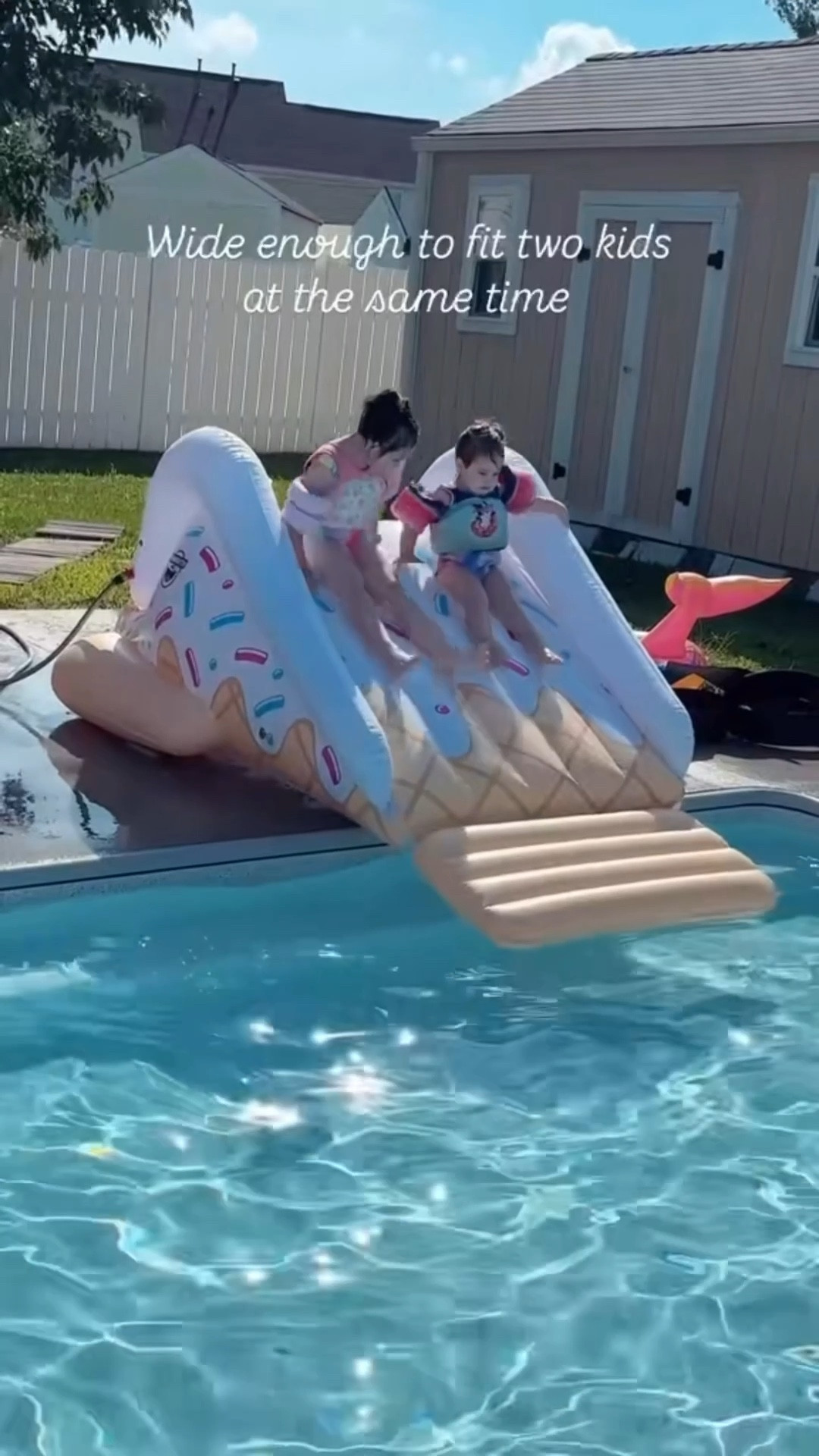 This just turned our backyard into a WATER PARK… & my kids are OBSESSED!
The best inflatable waterslide for summer fun ☀️
✔️ Wide enough for TWO kids at once (no fighting 🙌🏼)
✔️ Hooks up to your hose for the easiest backyard water park
✔️ Keeps them entertained for HOURS

Mom win = minimal effort, maximum fun 💁🏻‍♀️

Comment “SHOP” to get the links sent straight to your inbox 🫶🏻












.
.
.
.
.
.
.
#waterslide #kidsoutdoorfun #poolfun #summervibes #amazonfinds 

#LTKSeasonal #LTKmomlife #LTKKids