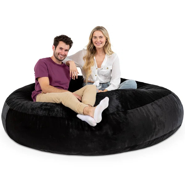 Large Faux Fur Bean Bag Chair | Wayfair North America