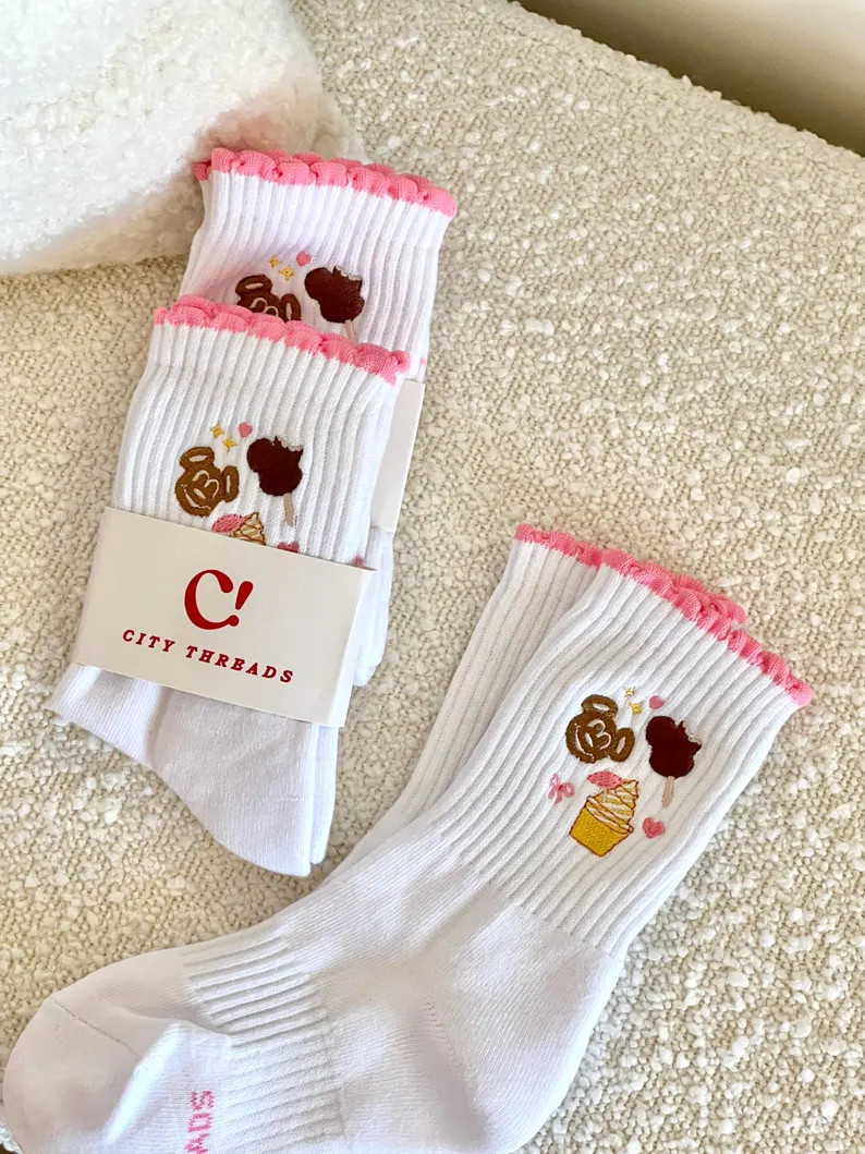 Disney Snacks Sock - Etsy | Etsy (US)