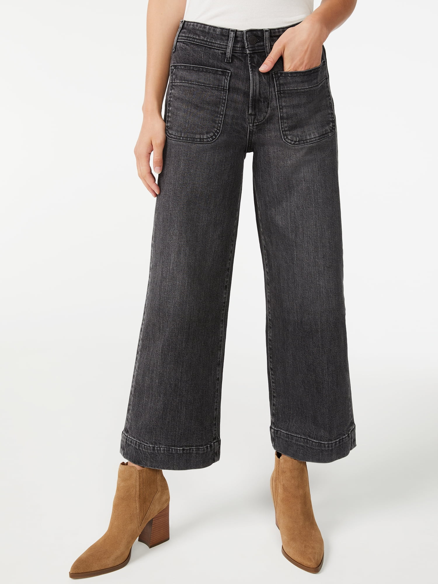 Free Assembly Women's Retro Flare Jeans | Walmart (US)