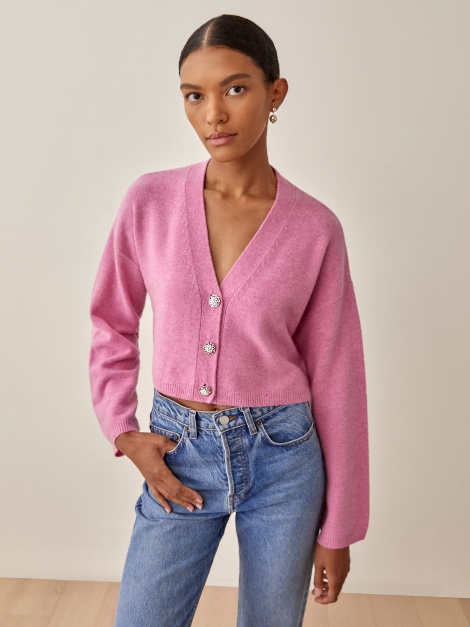 Val Regenerative Wool Cardigan | Reformation (Global)