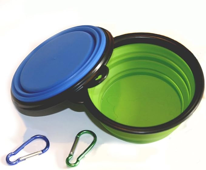 COMSUN Collapsible Dog Bowl, Foldable Expandable Cup Dish for Pet Cat Food Water Feeding Portable... | Amazon (US)
